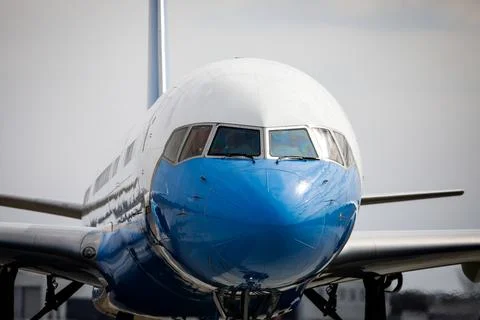Boeing C32 Air Force Two or the plane carrying the Vice President of the Un.. Stock Photos