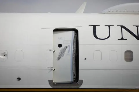 Boeing C32 Air Force Two or the plane carrying the Vice President of the Un.. Stock Photos