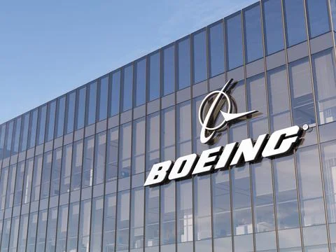 Boeing Ilustração Stock