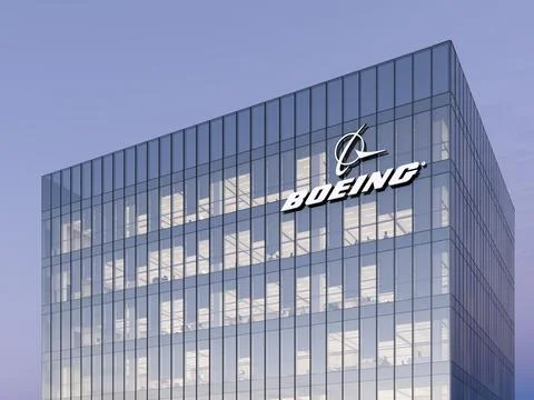 Boeing Ilustração Stock