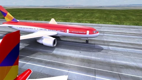 Boeing plane Video stock 83717155