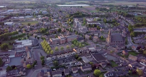Boekel from the air Stock Footage 126228669