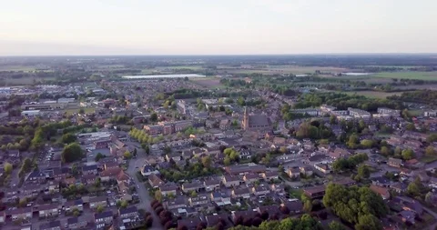 Boekel from the air Stock Footage 126228843