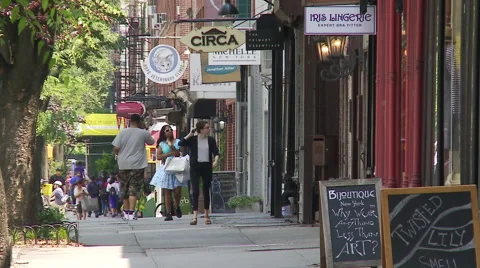 Boerum Hill. Brooklyn Storefronts Vídeo Stock 40079639