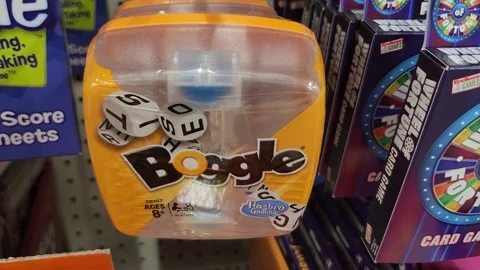 Boggle Card Game Video stock 201436171