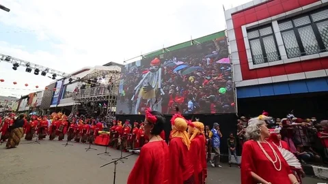 Bogor People Party Stock Footage 124769651