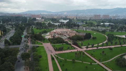 Bogota Library build Stock Footage 213395696
