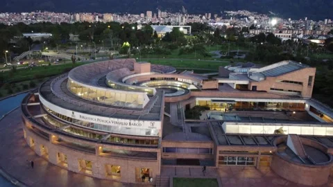 Bogota public building Stock Footage 213395241
