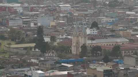 Bogota Rooftops Stock Footage 42268580