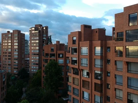 Bogota Sunset Stock Footage 91114195