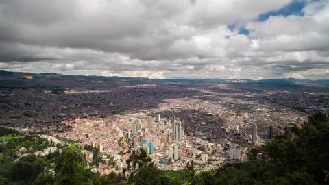 Bogota Timelapse Video stock 77501473