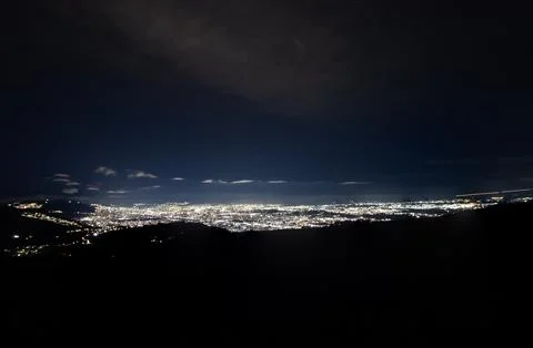BogotaNightLandscape Stock Photos