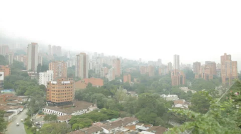 BOGOTTA VIEW WITH CLOUDS Stock Footage 29897536