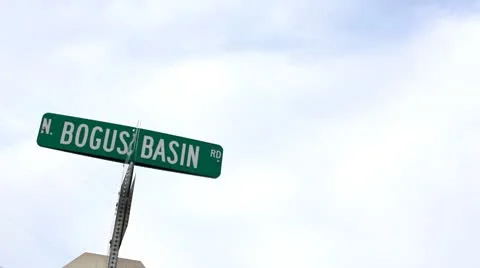 Bogus Basin Sign Stock Footage