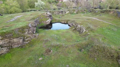 Boguslav granite quarry Vídeo Stock 219796855