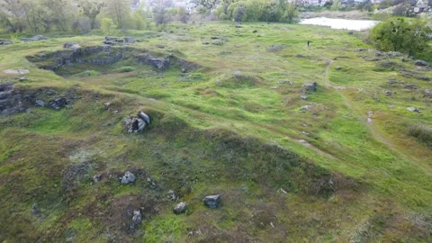 Boguslav granite quarry 動画素材 219797083