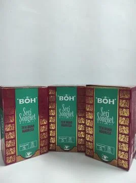 BOH Passion Fruit Tea Boxes Product Shot Stock Photos