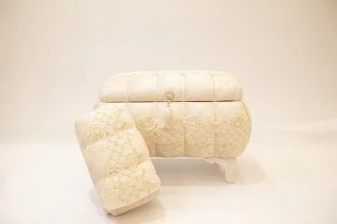 Bohca Dowry Chest on a white background Stock Photos