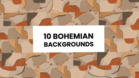 Bohemian Backgrounds 스톡 After Effects
