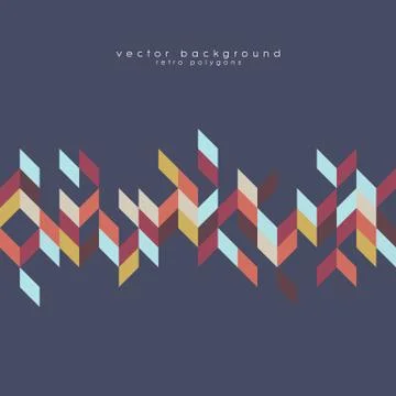 Bohemian style pattern vector background texture. Geometric polygonal vintage Stock Illustration