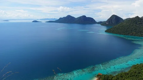 Bohey Dulang,Semporna Video stock 99383045