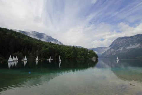 Bohinj lake Stock Photos