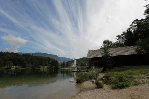 Bohinj lake Stock Photos