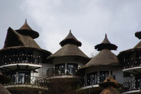 Bohíos indios Foto stock