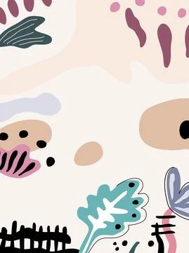 Boho abstract background  Illustrazione stock