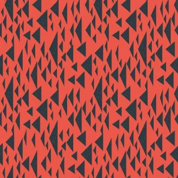 Boho aztec ornament pattern. Seamless Vector with different triangles. vector イラスト素材