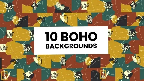 Boho Backgrounds 스톡 After Effects