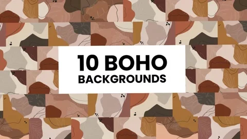 Boho Backgrounds Stock After Effects