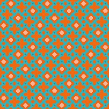 Boho Chic Print Seamless Background Pattern Stock Illustration