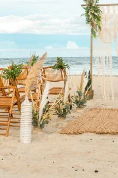 Boho Chic Wedding Stock Photos