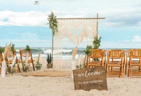 Boho Chic Wedding Stock Photos