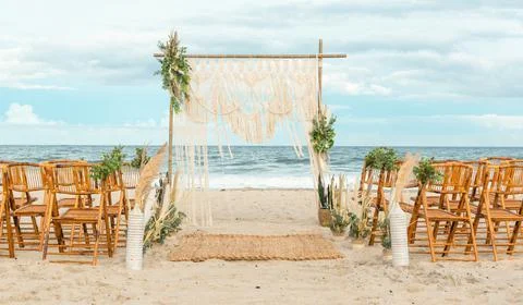 Boho Chic Wedding Stock Photos