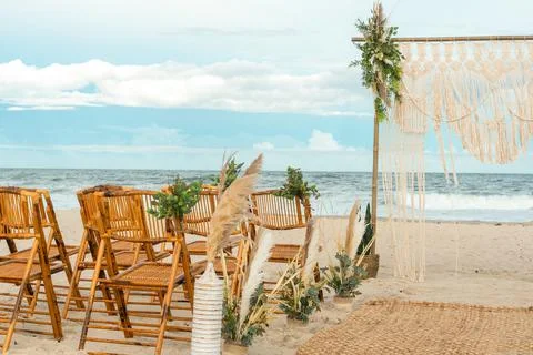 Boho Chic Wedding Stock Photos