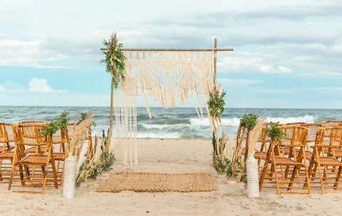 Boho Chic Wedding Stock Photos