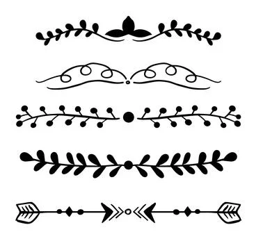 Boho element hand drawn engraved sketch drawing vector Stock-Illustration