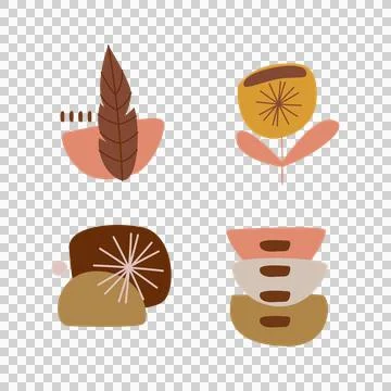 Boho Elements Art, Icons, and Graphics Illustrazione stock