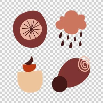 Boho Elements Art, Icons, and Graphics Illustrazione stock