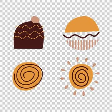 Boho Elements Art, Icons, and Graphics Stock Illustration