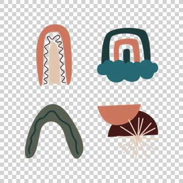 Boho Elements Art, Icons, and Graphics Illustrazione stock