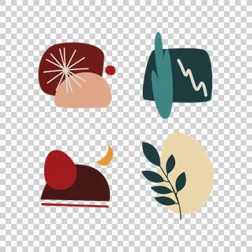 Boho Elements Art, Icons, and Graphics Illustrazione stock