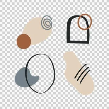 Boho Elements Art, Icons, and Graphics Stock Illustration