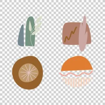 Boho Elements Art, Icons, and Graphics イラスト素材