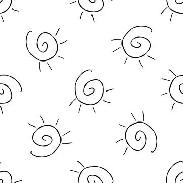 Boho elements pattern icons signs symbols doodle Stock Illustration