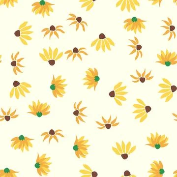 Boho Floral vintage seamless pattern. Hippie flower power retro textile print 스톡 일러스트
