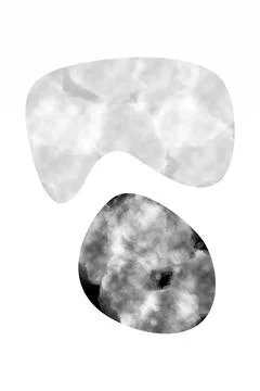 Boho home decor elements in modern abstract boho style Stock Photos