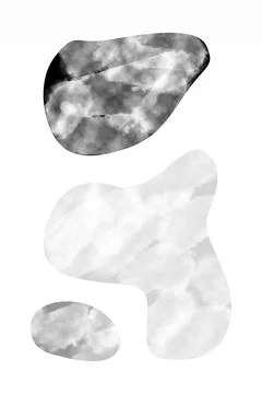 Boho home decor elements in modern abstract boho style Stock Photos